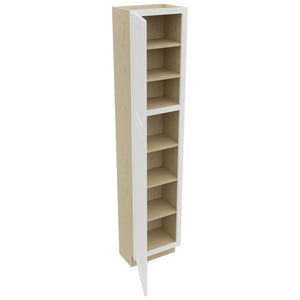 Fabuwood Galaxy Frost TP181284 Tall Pantry Cabinet, Open View