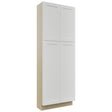 Fabuwood Galaxy Frost TP301284 Tall Pantry Cabinet, Front View