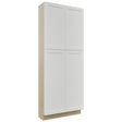 Fabuwood Galaxy Frost TP361290 Tall Pantry Cabinet, Front View