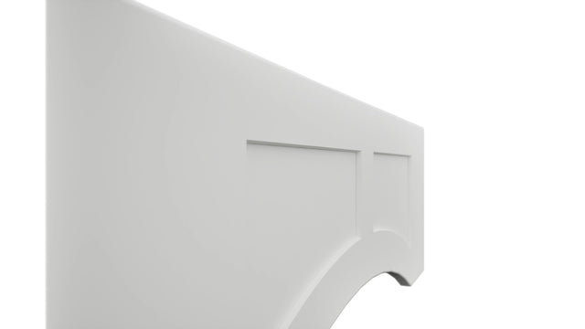 Fabuwood Galaxy Frost VARP36 Wall Valance, Detail View
