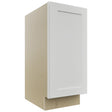 Fabuwood Galaxy Frost VB15FD Vanity Base Full Height Cabinet, Front View