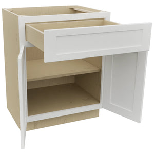 Fabuwood Galaxy Frost VB27-34 Vanity Base Standard Cabinet, Open View
