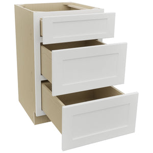Fabuwood Galaxy Frost VDB21-34 Vanity Drawer Cabinet, Open View