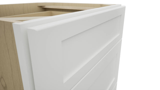 Fabuwood Galaxy Frost VDB24-34 Vanity Drawer Cabinet, Detail View