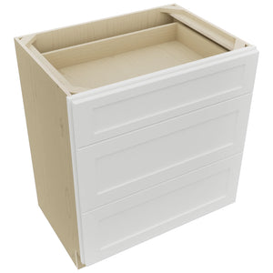 Fabuwood Galaxy Frost VDB30-34 Vanity Drawer Cabinet, Top View
