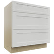 Fabuwood Galaxy Frost VDB33-34 Vanity Drawer Cabinet, Front View