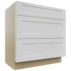 Fabuwood Galaxy Frost VDB33-34 Vanity Drawer Cabinet, Front View