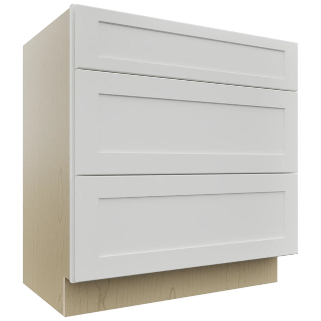 Fabuwood Galaxy Frost VDB33-34 Vanity Drawer Cabinet, Front View