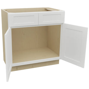 Fabuwood Galaxy Frost VSB33-34 Vanity Sink Cabinet, Open View