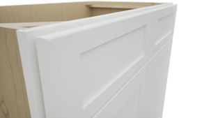 Fabuwood Galaxy Frost VSB36-34 Vanity Sink Cabinet, Detail View