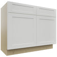 Fabuwood Galaxy Frost VSB42-34 Vanity Sink Cabinet, Front View