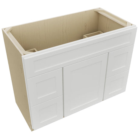 Fabuwood Galaxy Frost VSD30DL Vanity Combo Cabinet, Top View