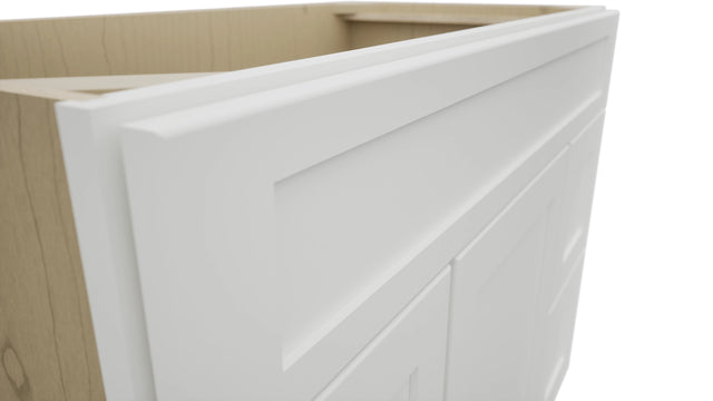 Fabuwood Galaxy Frost VSD30DL Vanity Combo Cabinet, Detail View