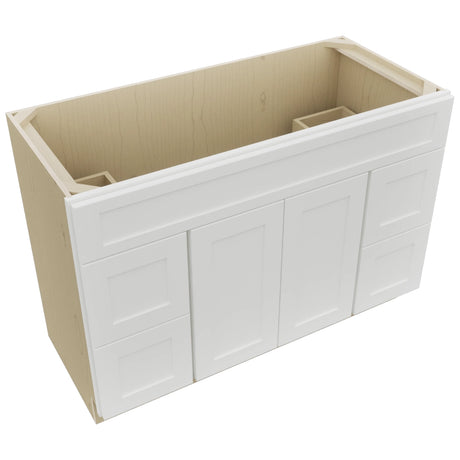 Fabuwood Galaxy Frost VSD30DR Vanity Combo Cabinet, Top View