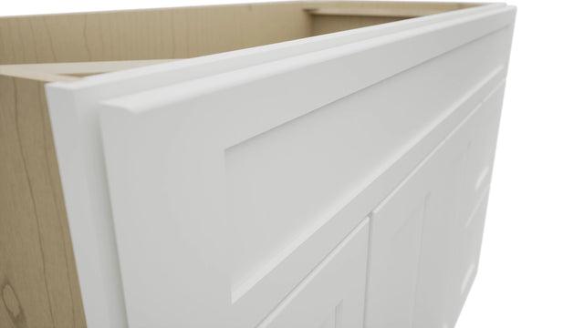 Fabuwood Galaxy Frost VSD30DR Vanity Combo Cabinet, Detail View