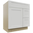 Fabuwood Galaxy Frost VSD36DR Vanity Combo Cabinet, Front View