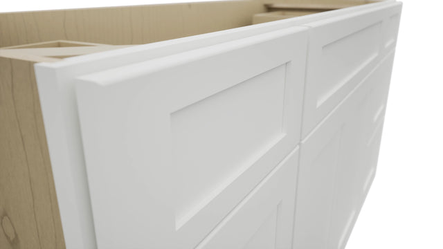 Fabuwood Galaxy Frost VSD60SINGLE Vanity Combo Cabinet, Detail View