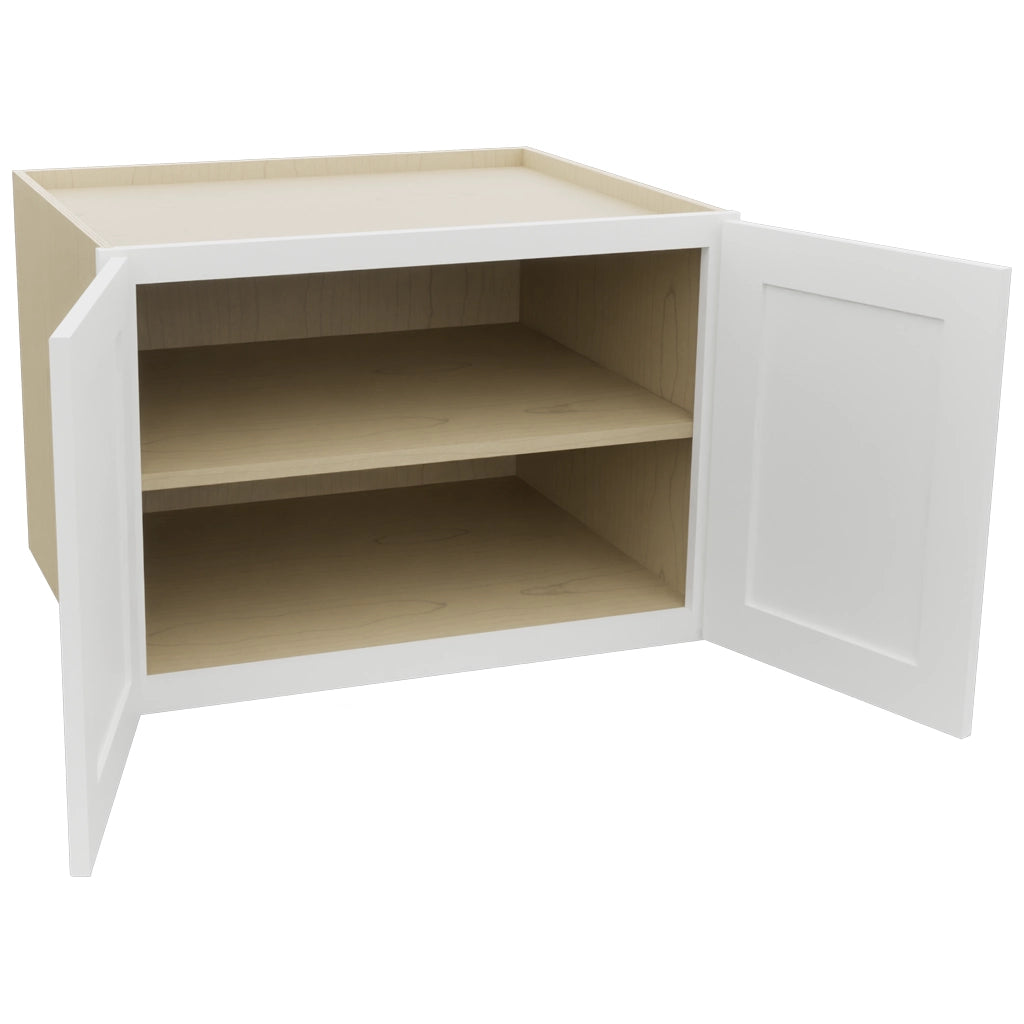 Fabuwood Galaxy Frost W302124 Wall Deep Cabinet, Open View