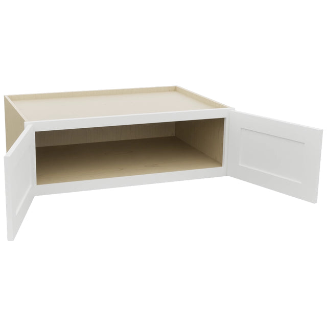 Fabuwood Galaxy Frost W361224 Wall Deep Cabinet, Open View