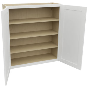 Fabuwood Galaxy Frost W3639 Wall Standard Cabinet, Open View