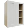 Fabuwood Galaxy Frost WBC2430 Wall Corner Blind Cabinet, Front View
