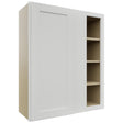Fabuwood Galaxy Frost WBC3036 Wall Corner Blind Cabinet, Front View