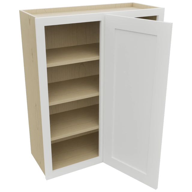 Fabuwood Galaxy Frost WBC3036 Wall Corner Blind Cabinet, Open View