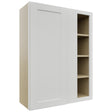 Fabuwood Galaxy Frost WBC3039 Wall Corner Blind Cabinet, Front View