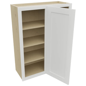 Fabuwood Galaxy Frost WBC3039 Wall Corner Blind Cabinet, Open View