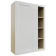 Fabuwood Galaxy Frost WBC3042 Wall Corner Blind Cabinet, Front View