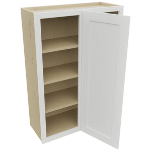 Fabuwood Galaxy Frost WBC3042 Wall Corner Blind Cabinet, Open View