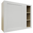 Fabuwood Galaxy Frost WBC3630 Wall Corner Blind Cabinet, Front View
