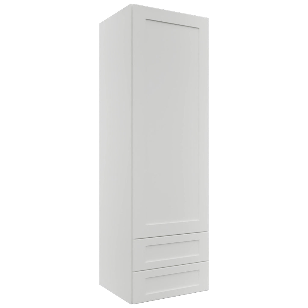 Fabuwood Galaxy Frost WD1857 Wall Drawer Cabinet, Front View