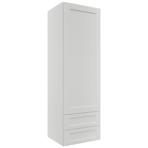 Fabuwood Galaxy Frost WD1857 Wall Drawer Cabinet, Front View