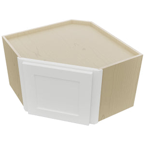 Fabuwood Galaxy Frost WDC2415 Wall Corner Diagonal Cabinet, Top View
