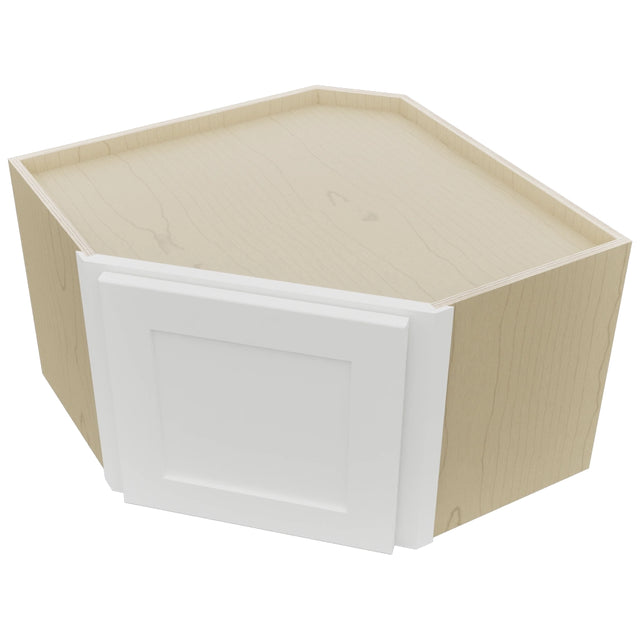 Fabuwood Galaxy Frost WDC2415 Wall Corner Diagonal Cabinet, Top View