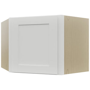 Fabuwood Galaxy Frost WDC2418 Wall Corner Diagonal Cabinet, Front View