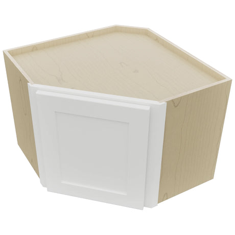 Fabuwood Galaxy Frost WDC2418 Wall Corner Diagonal Cabinet, Top View