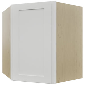 Fabuwood Galaxy Frost WDC2730 Wall Corner Diagonal Cabinet, Front View