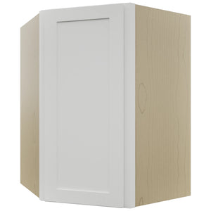 Fabuwood Galaxy Frost WDC2736 Wall Corner Diagonal Cabinet, Front View