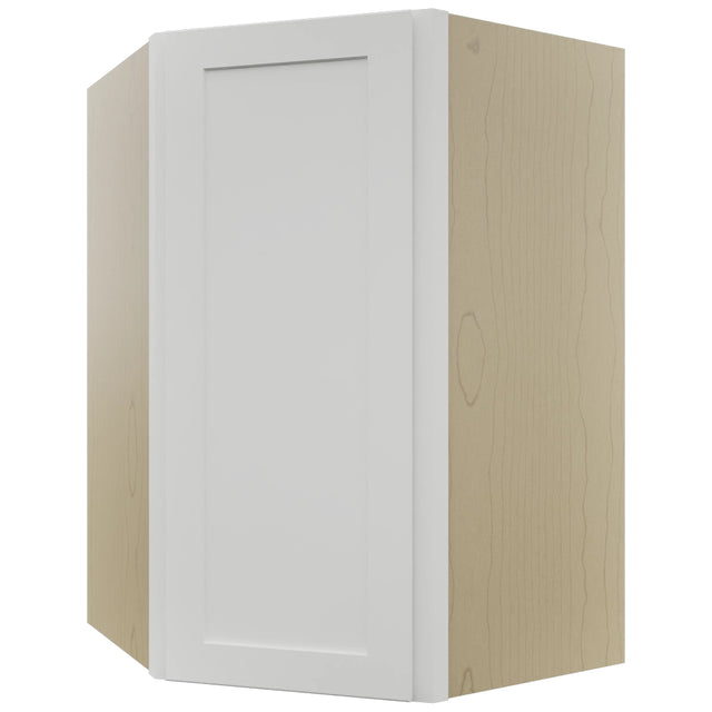 Fabuwood Galaxy Frost WDC2739 Wall Corner Diagonal Cabinet, Front View