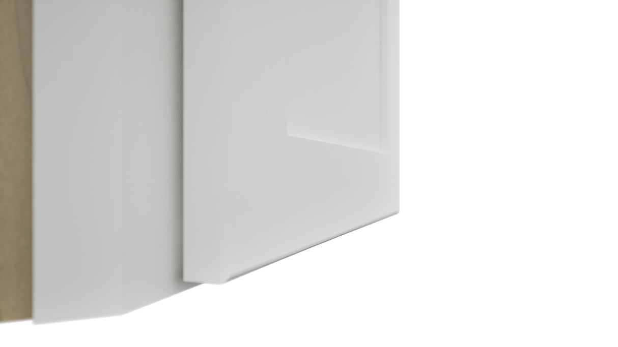 Fabuwood Galaxy Frost WDC2739 Wall Corner Diagonal Cabinet, Detail View