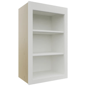 Fabuwood Galaxy Frost WOS1830 Wall Open Shelf, Front View