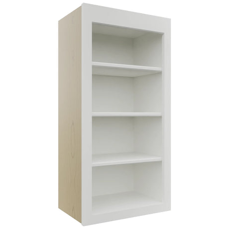 Fabuwood Galaxy Frost WOS1836 Wall Open Shelf, Front View