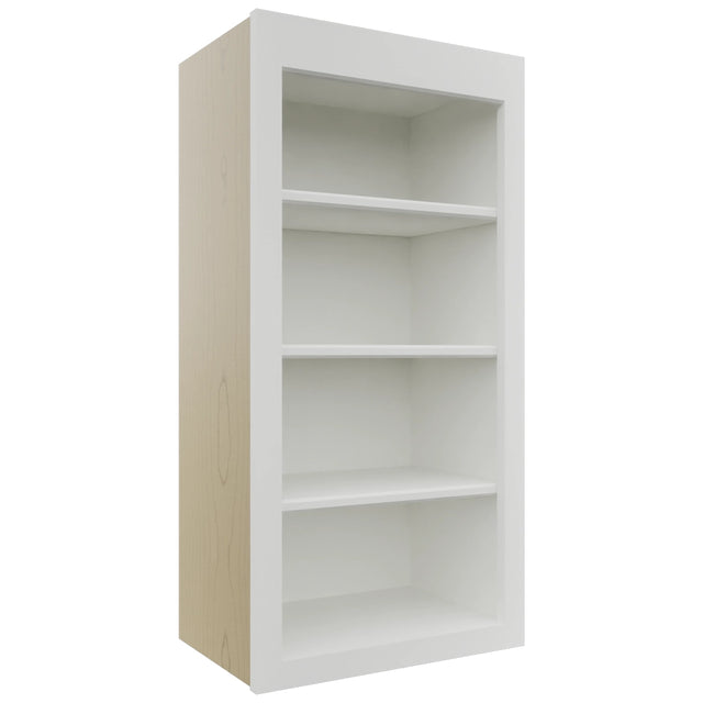 Fabuwood Galaxy Frost WOS1836 Wall Open Shelf, Front View