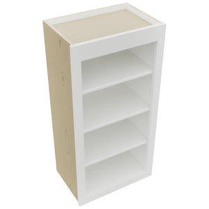Fabuwood Galaxy Frost WOS1836 Wall Open Shelf, Top View