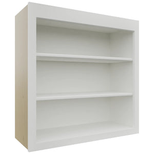 Fabuwood Galaxy Frost WOS3030 Wall Open Shelf, Front View