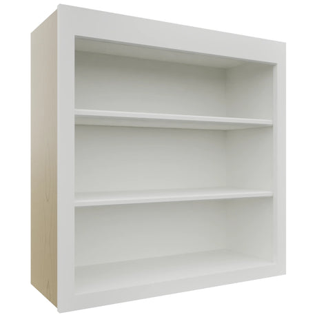Fabuwood Galaxy Frost WOS3030 Wall Open Shelf, Front View