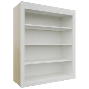 Fabuwood Galaxy Frost WOS3036 Wall Open Shelf, Front View