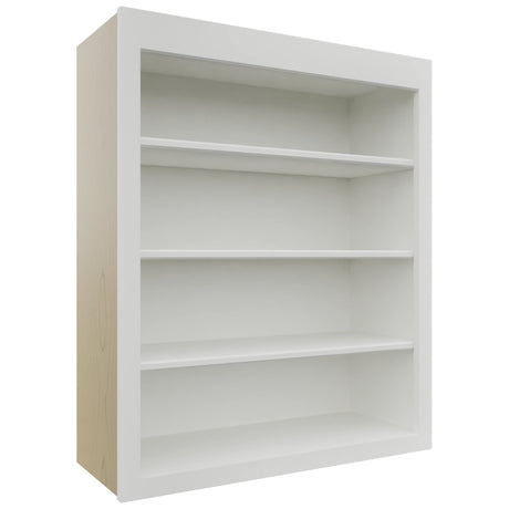 Fabuwood Galaxy Frost WOS3036 Wall Open Shelf, Front View